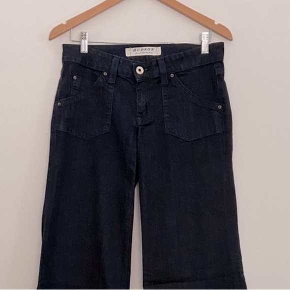 Hudson Dark Blue Wash Jeans. Mid-Rise. Cotton/Spandex. Size 28 - Picture 5 of 12